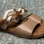 Walking Cradles Cruz Braided Leather Sandals in Neutral Multi (Wide) Size 7 Photo 4