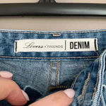 Lovers + Friends  DENIM HIGH WAIST JEAN SHORTS 25 Photo 1