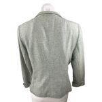 Akris  100% Cashmere Gray Long Sleeve Collar Button Blazer Coat Jacket Size 12 Photo 1