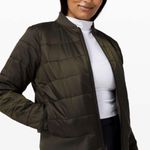 Lululemon Non-Stop Reversible Bomber Jacket in Dark Olive Photo 1