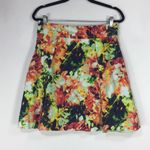 Black Halo Floral Skirt w/ Pockets Size 12 Photo 3