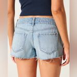Hollister Ultra Low-Rise Ripped Medium Wash Mini Denim Shorts NWT size 2 w26 y2k Photo 1