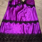 Victoria's Secret Victoria’s Secret Purple and black lace slip dress Photo 5