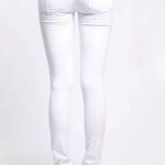 Tripp NYC Jeans White Knee Slit Jeans Sz 3/26 EUC Skinny Distressed Denim Photo 3
