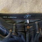 Loft Ann Taylor Modern Bootcut Denim Blue Jeans Size 28/6 Photo 3