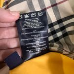 Burberry  Yellow Coat with Plaid Lining Photo 3