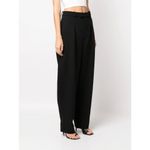 WARDROBE.NYC x Hailey Bieber Trouser Pants in Black Medium New Womens Barrel Photo 13