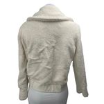 Banana Republic  Cream Long Sleeve Full Zip Teddy Sherpa Bomber Jacket Size XS Photo 2