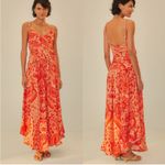 Farm Rio Jaipur Red Crossover Maxi Dress XL Photo 8