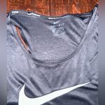 Nike Black Sleeveless Top with White Swoosh Photo 2