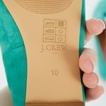 J.Crew  Tassel Smoking Loafer in Green Women's Size 10 Photo 5