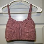 Aeropostale  Mauve Knit Bralette Crop Tank size XS Photo 0