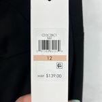 Calvin Klein NWT One Shoulder Embellished Sheath Knee Length Dress Glam Black 12 Photo 6