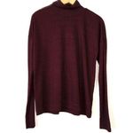 Paige Paxton Cabernet Black Convertible Neck Sweater Size Small Photo 2