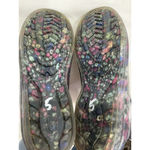 Capelli New York Womans Capelli Black Floral Slip On Runner Ankle Rainboots Size 6 Photo 6