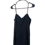 Vintage By Choice California Black Spaghetti Strap Mini Dress Size 3 Made in USA Photo 1