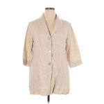Saint Tropez West ✨ Tan 100% Linen Ladies Sz Medium Jacket✨ Photo 3