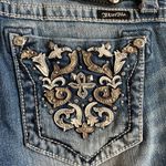 Miss Me NWT  Cuffed Capri Jeans Jeweled Sz 27 Photo 2