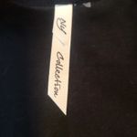 Ny Collection  Maxi Dress Sleeveless Collared Tiered Ruffle Womens Black‎ Photo 6