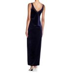 Romeo + Juliet Couture Navy Velvet Maxi Slip Gown Medium NWT Photo 1