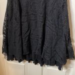 Free People  FP black lace beaded embellished strapless top/dress Small Photo 4