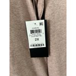 Ideology Women's Crew Neck Charcoal Gray Long Sleeve Pullover Top 2X Plus New Photo 4