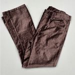 Free People  Velvet Crop Pants, Mauve, Size 28 Photo 1
