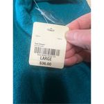 st. john's bay ST. John’s Bay Womans Pullover Low V Sweater Green Sz L NWT Photo 3