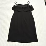 Karl Lagerfeld Little Black Dress Flouncy Ruffle Bust Sheath Cocktail Dress Sz 6 Photo 8