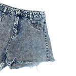 SheIn high rise acid wash cut off denim shorts size small 25 Photo 1