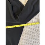 Norma Kamali Black Midi Long Sleeve Shirt Dress Large Stretch Travel Modest Photo 4