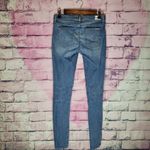 Hudson Jeans HUDSON STARK MOTO SUPER SKINNY PLEATED KNEE ZIPPER ACCENTED JEANS 26 Photo 1