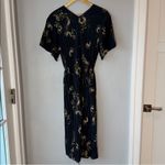 Vince  Navy Floral Midi Dress Photo 6