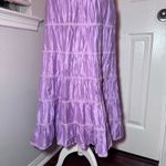 Garnet Hill Tiered Silk Boho Skirt Photo 2
