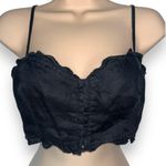 Wilfred  woman crop linen smocked top size small Photo 2