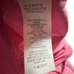 Aerie ‎ Bralette Ribbed Shimmer Pink Triangle Bra Top Adjustable Straps L Photo 5