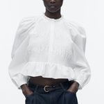 ZARA Viral Ruffle Top Photo 0