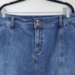 Venezia Cargo Jean Skirt Size 10 Venezia Lane Bryant Straight Denim Skirt Blue Photo 1