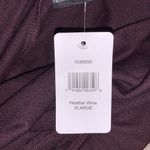 Max & Mia NWT  Heather Wine super soft sweatpants Photo 7