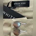 White Fox Boutique NWT‎  Power Play Wide Leg Mid Rise Pants Tan / Oatmeal Medium Photo 3