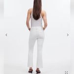 Madewell  Mid Rise Kick Out Crop Jeans White Size 27 Photo 1