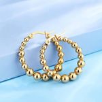 14k Gold Plated Hoops Photo 2