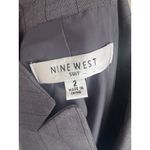 Nine West  Gray Pinstriped Blazer Jacket Size US 2 Photo 7