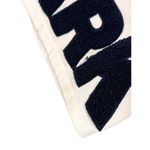 Ivy Park  White Cropped T-Shirt Black Chenille Logo Medium Photo 3