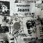 Reformation  Comic Print Jeans Photo 2