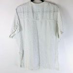 Shendel Womens Cardigan Open Front Pinstripe Tunic Pockets White Size 38 US 4 Photo 1