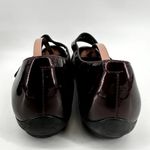 Dansko  Opal Patent Mary Jane Flat Shoe Round Toe Leather Black Cherry EU41 US 10 Photo 5