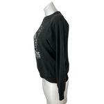 Uniqlo  PEANUTS You Can Be Anything Women's Black Long Sleeve Sweatshirt Top S Photo 1