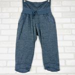 Athleta Gray Heathered Capri Joggers High Rise Drawstring Pockets Womens Size S Photo 12