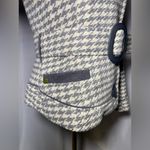 SOIA & KYO  Gray Houndstooth Wool Belted Jacket | M Photo 7